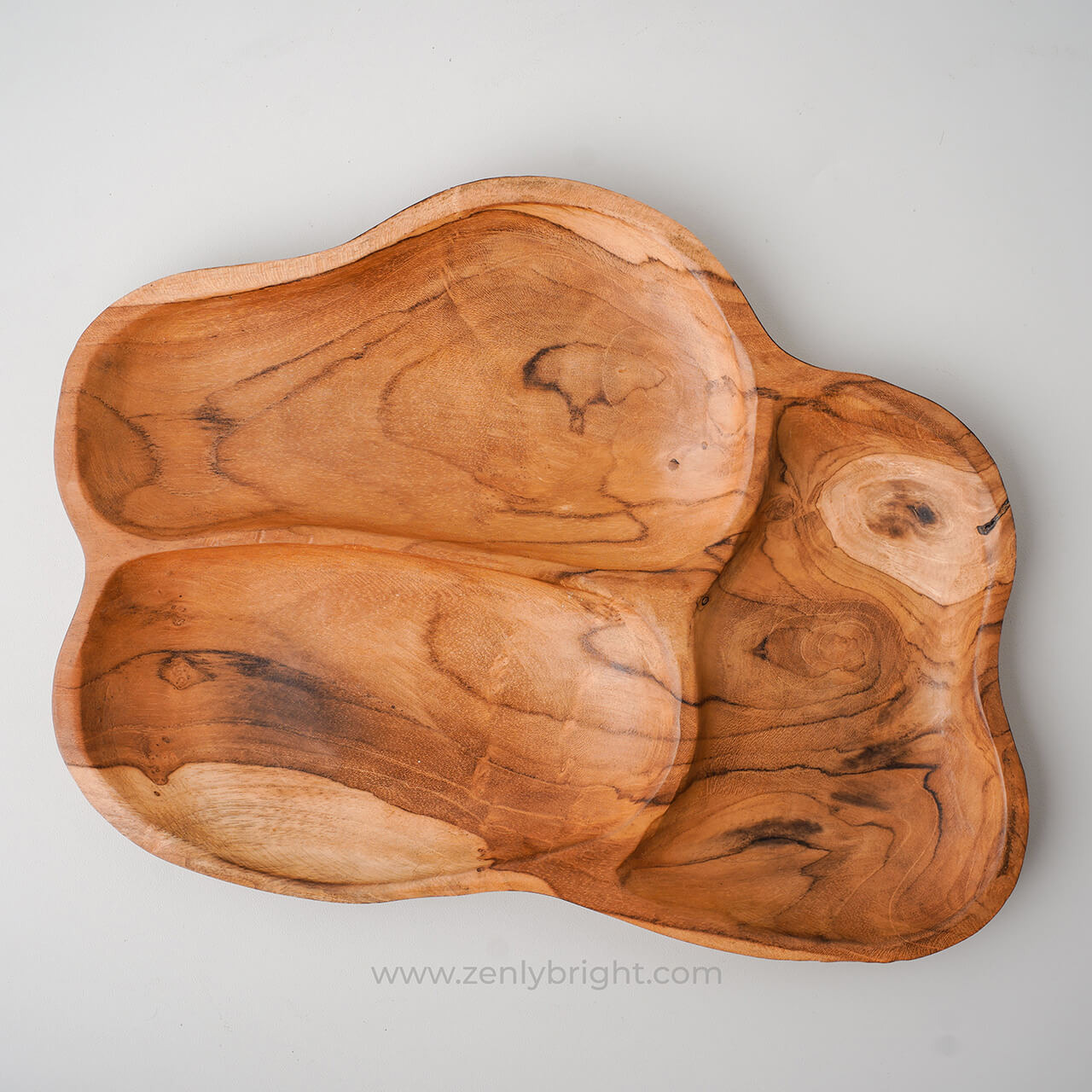 3-partitioned-teak-wood-plate-top