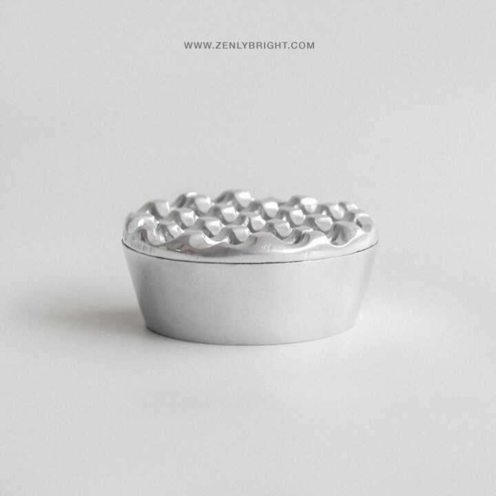 ashtray-silver-aluminium-9-holes-bali-canggu-indonesia