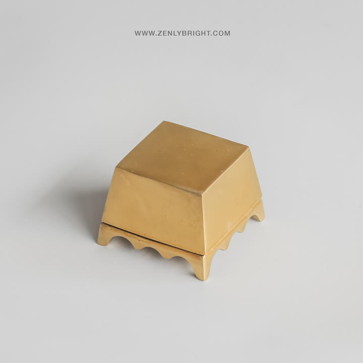 gold-brass-ashtray-9-holes-square-bali-supplier-wholesale-manufacturer