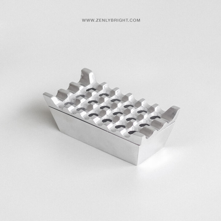 silver-aluminium-ashtray-18-holes-rectangle-wholesale